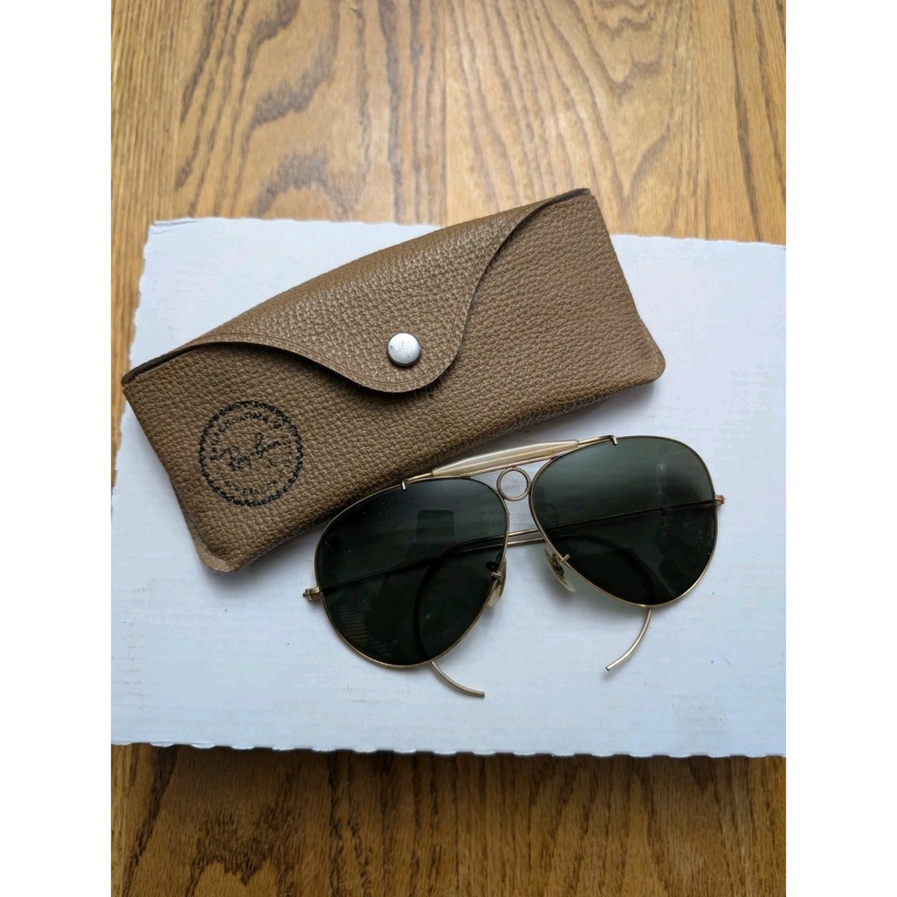 B&L Ray Ban Bausch & Lomb Shooter 8mm - 70's Vintage Sunglasses  G15